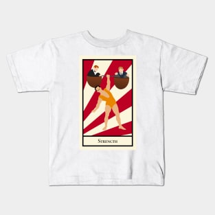 Strength - Circus Tarot Card Kids T-Shirt